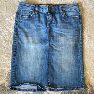 Kut from the Kloth Jean Denim Pencil Skirt